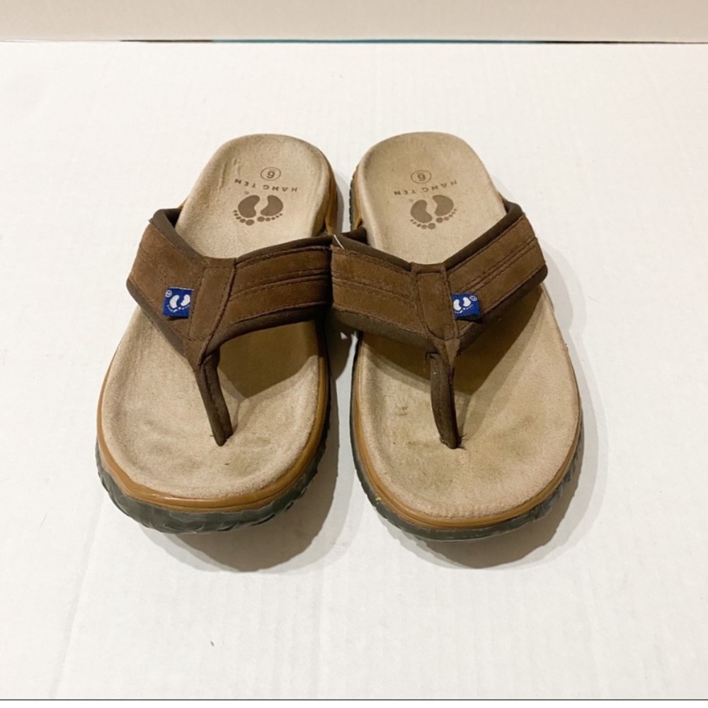 Hang ten Oceanside flip flop sandals size 6